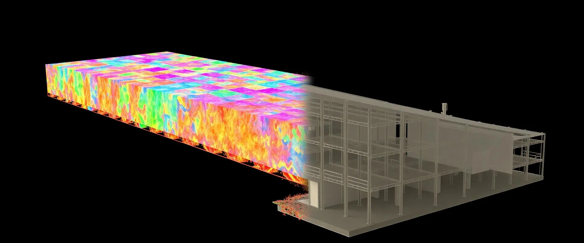 Structural Scan to BIM for Coordination in Existing Buildings - reality capture deliverable example