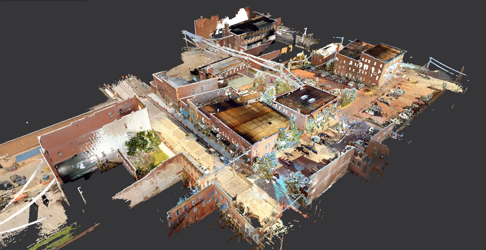 Downtown Mansfield Revitalization - Point Cloud by ZEALOT Reality Capture
